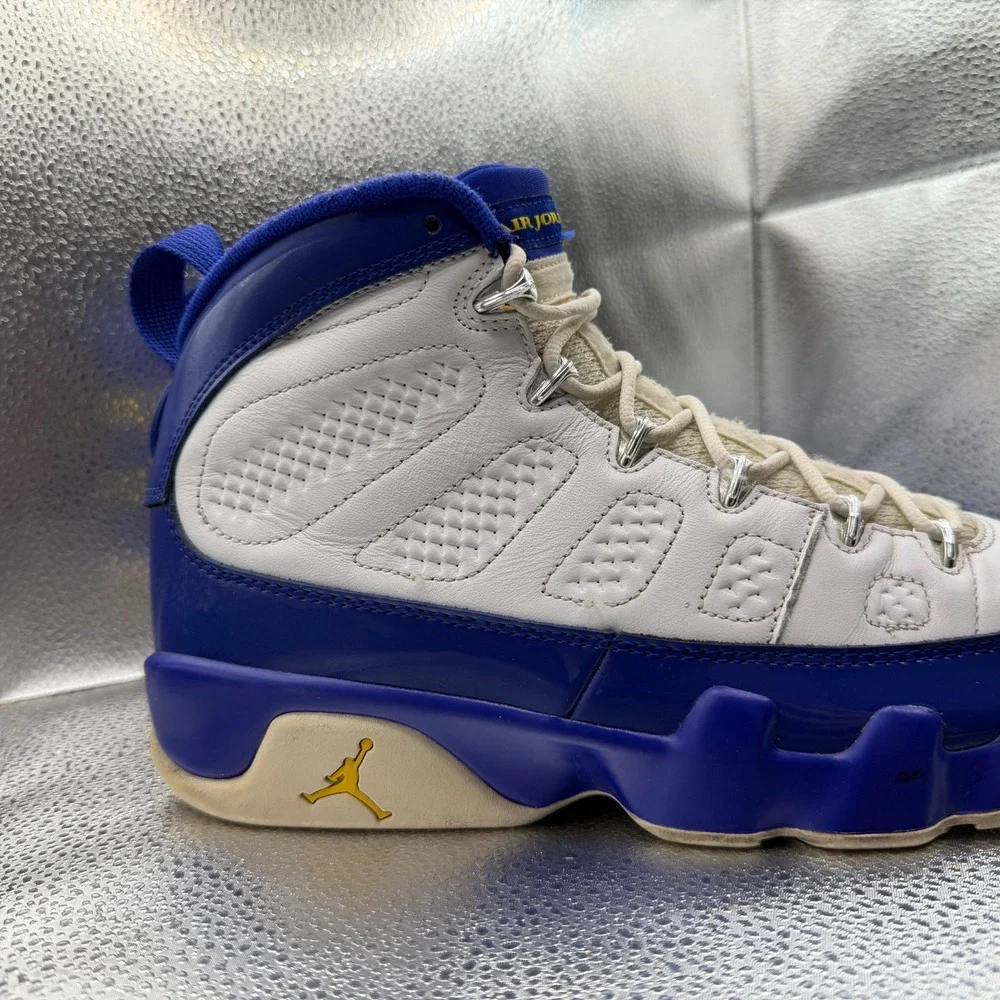 Size 10.5 Air Jordan 9 Retro Kobe Bryant Lakers Blue Mens Sneakers‎ 302370-121